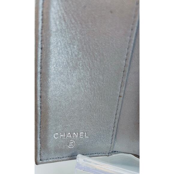 Chanel Metallic Caviar Quilted Flap Wallet SHW Series 31 2021 Authentic CoA - Picture 2 of 11